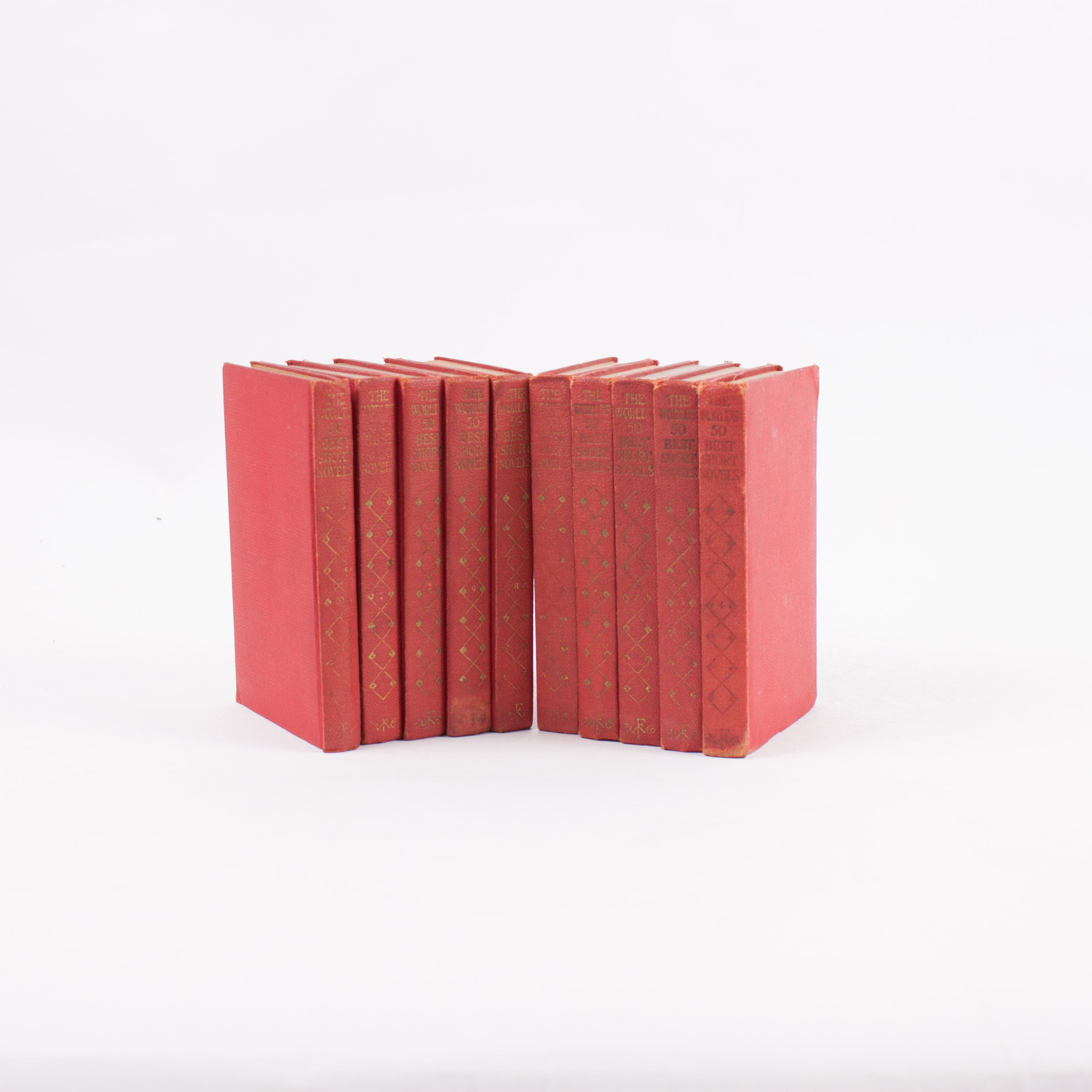 Complete "The World's 50 Best Short Novels" Ten Volume Set by Grant Overton