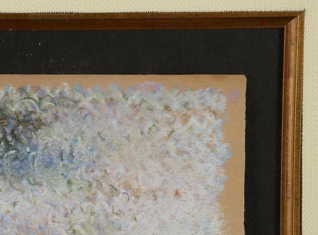 Paul-Émile Pissarro Pastel Drawing of Harbor Scene with Pissarro Authentification