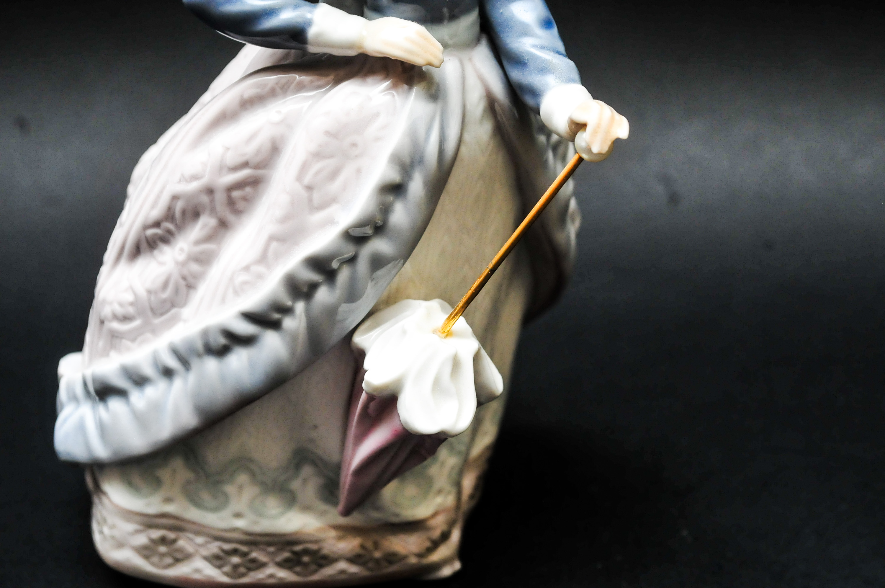 Retired Lladro Figurine "Evita Girl With Umbrella"