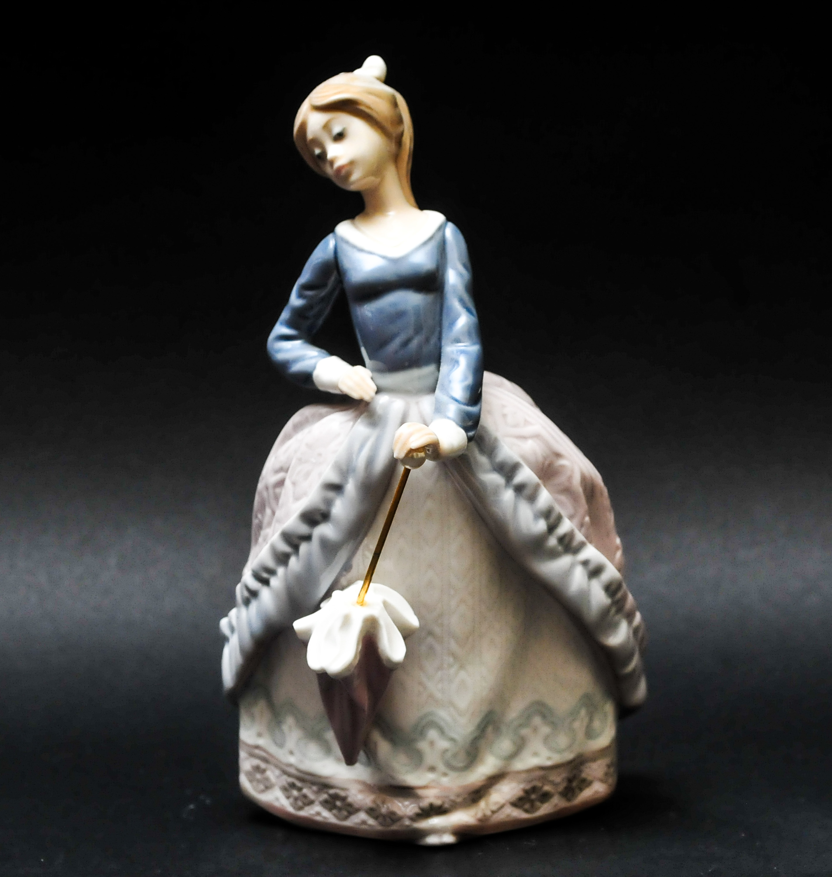 Retired Lladro Figurine "Evita Girl With Umbrella"