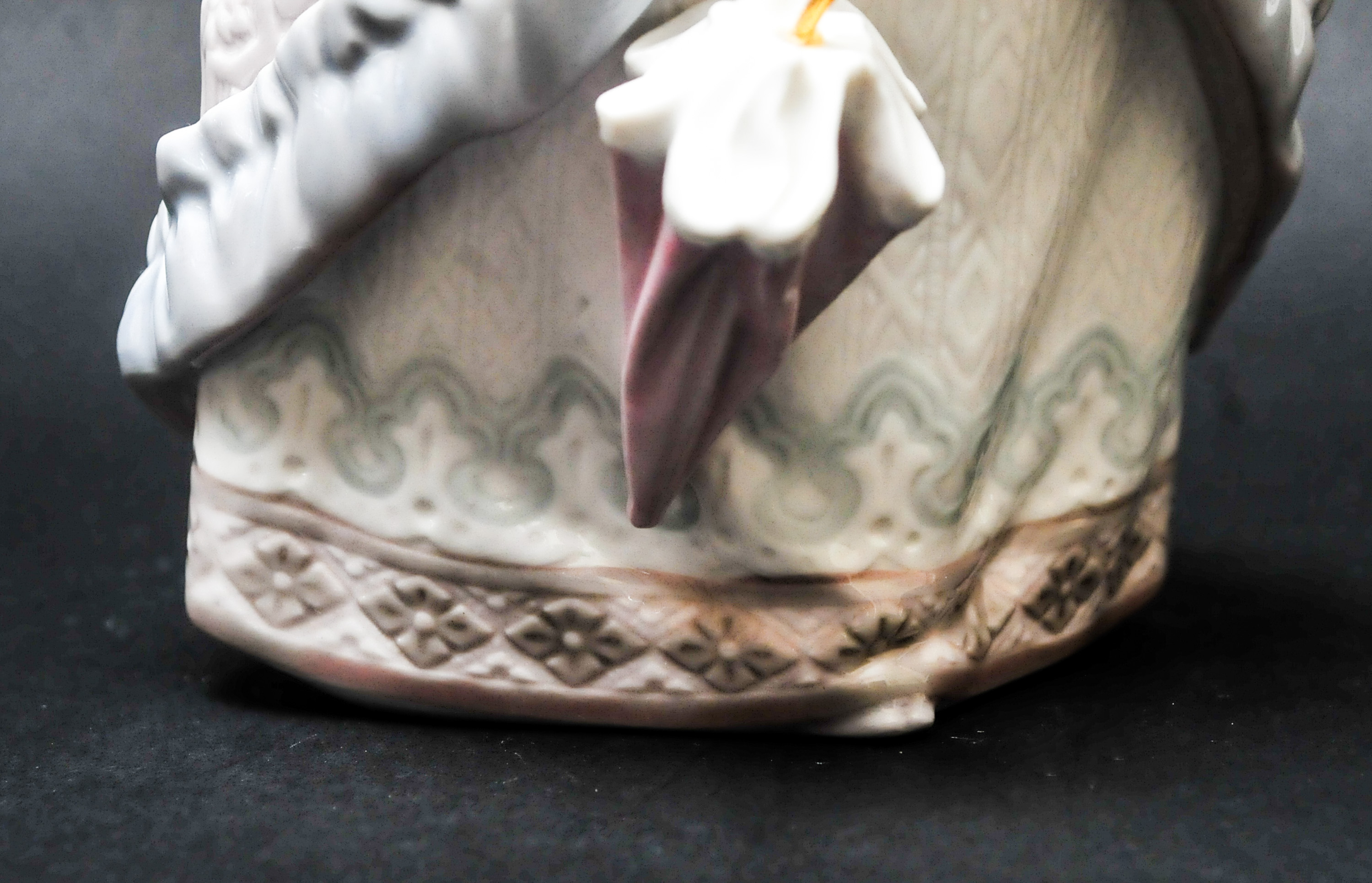 Retired Lladro Figurine "Evita Girl With Umbrella"