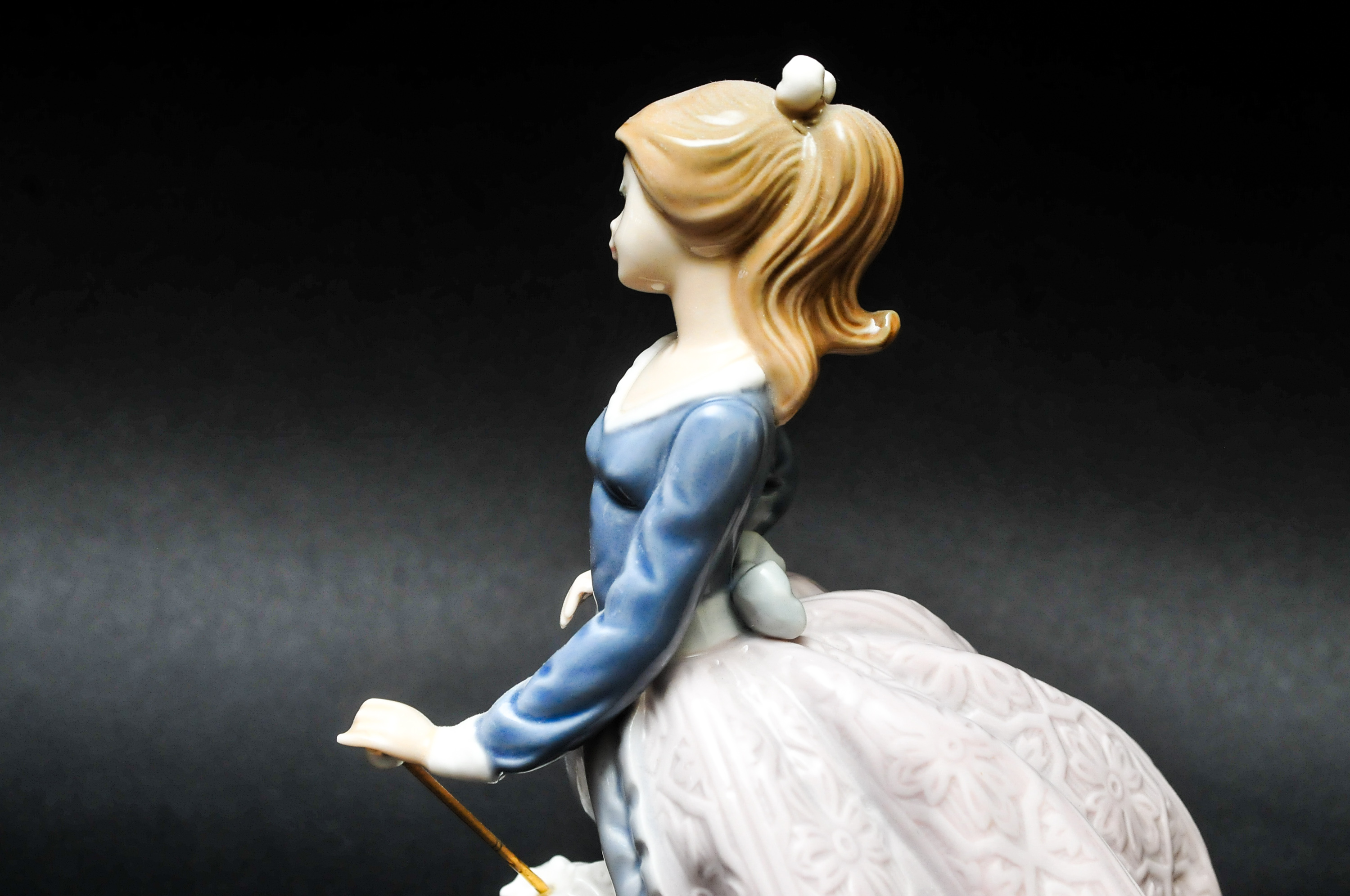 Retired Lladro Figurine "Evita Girl With Umbrella"