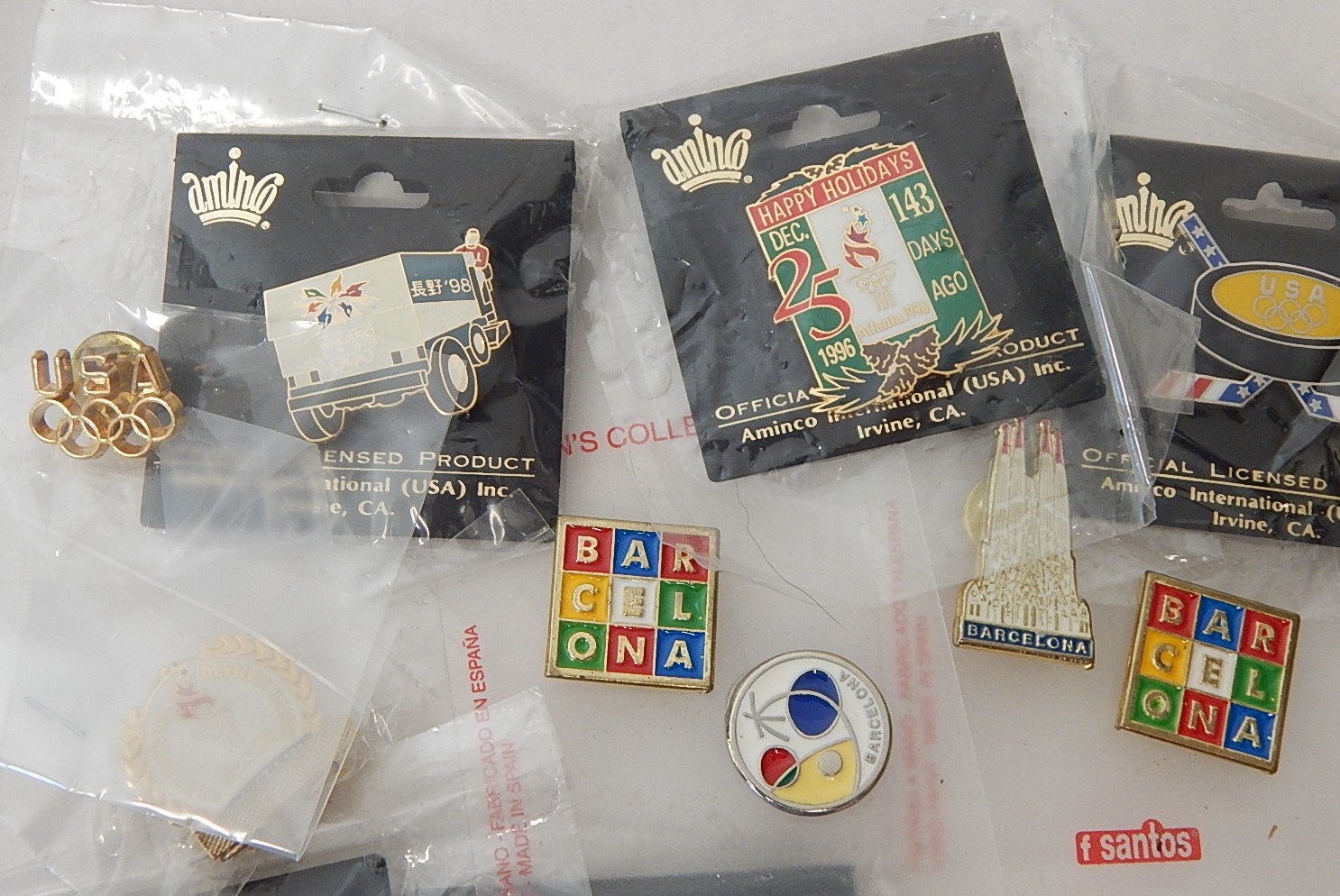 Olympic Pin Collection - Various Years