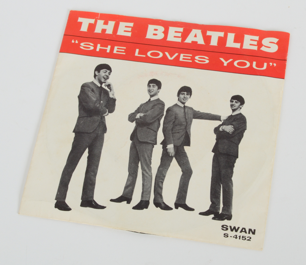 Original Beatles 45 RPM Records