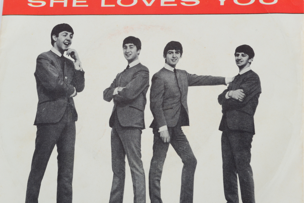 Original Beatles 45 RPM Records