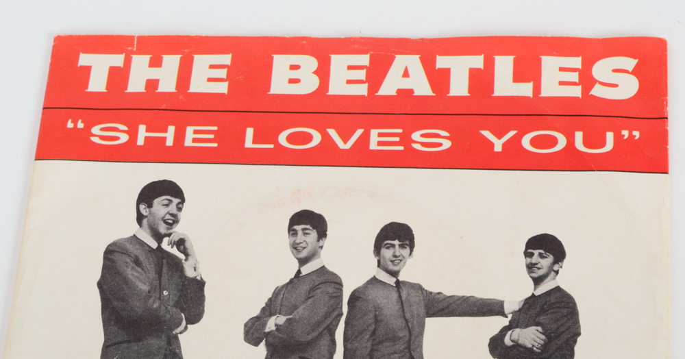 Original Beatles 45 RPM Records