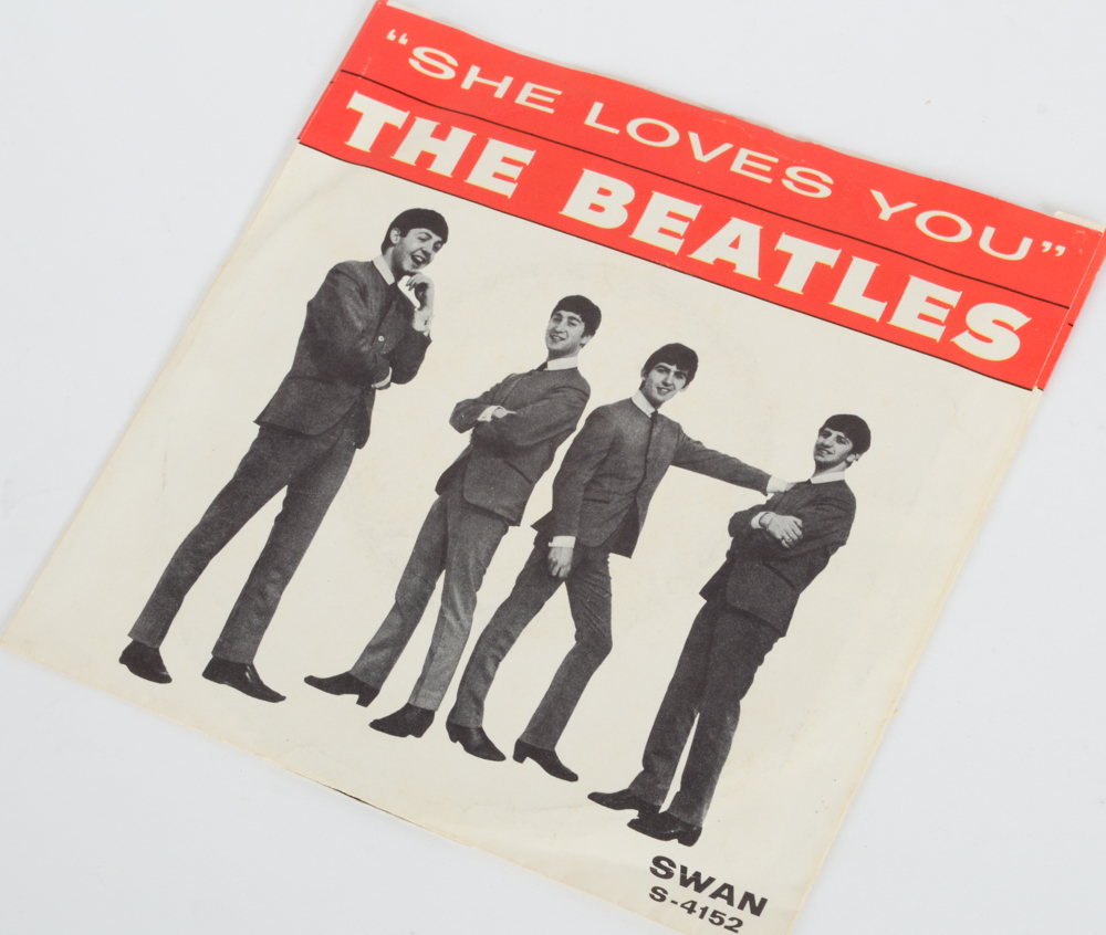 Original Beatles 45 RPM Records