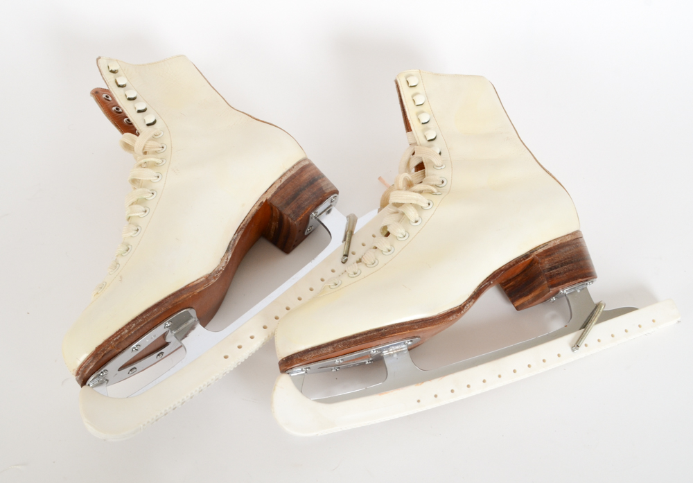 Two Pairs of Women's Figure Skates
