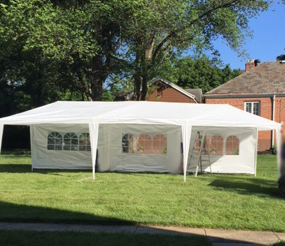 10 x 30 Foot Party Tent Outdoor Gazebo Canopy with Sidewalls