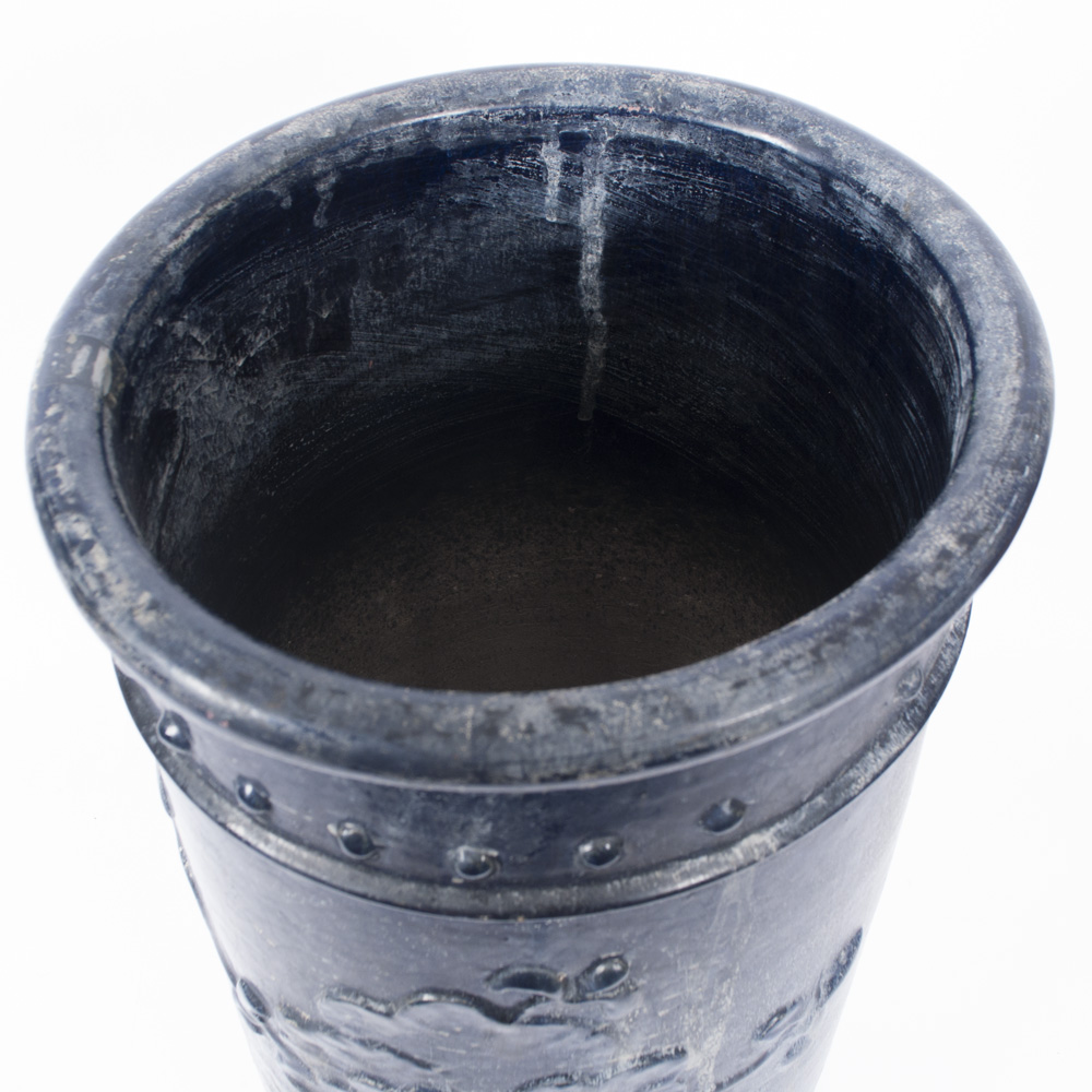 Blue Ceramic Umbrella Stand