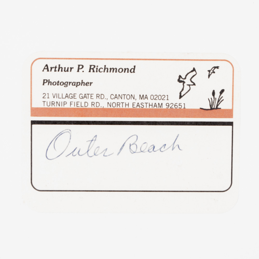 Arthur P. Richmond "Outer Beach" Photograph