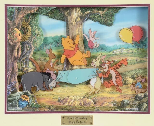 Disney Animated Animation "Hip-Hip-Pooh-Ray for Winnie the Pooh"