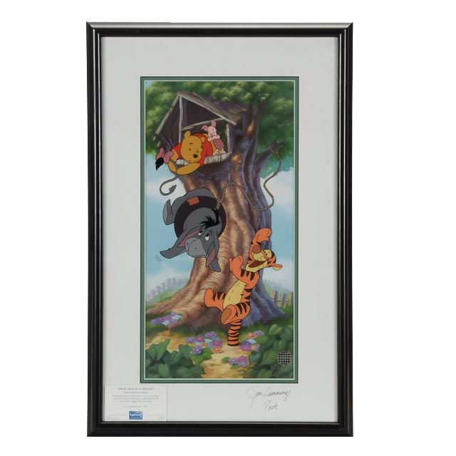 Signed Winnie the Pooh Limited Edition Serigraph Cel 