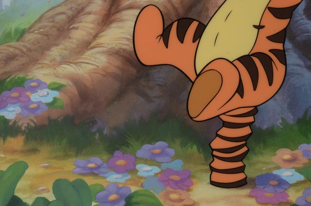 Signed Winnie the Pooh Limited Edition Serigraph Cel "Swing Time with Eeyore"