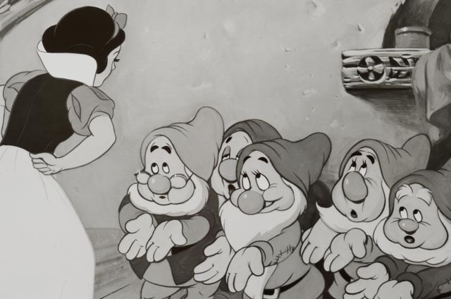 Complete Set of 6 Original 1987 Press Kit Theatrical Release Photos for "Snow White & the Seven Dwarfs"