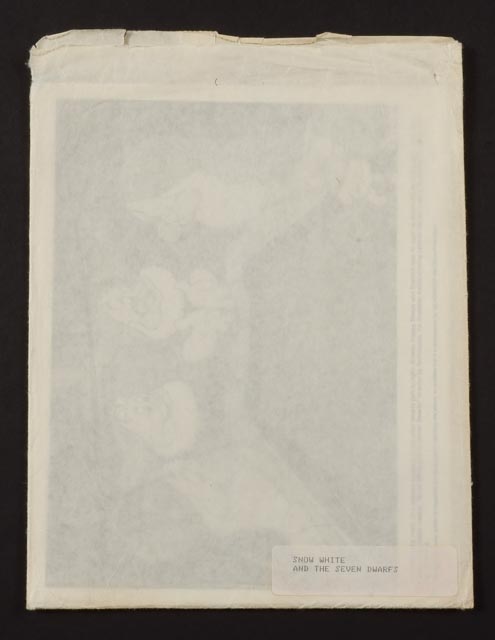 Complete Set of 6 Original 1987 Press Kit Theatrical Release Photos for "Snow White & the Seven Dwarfs"