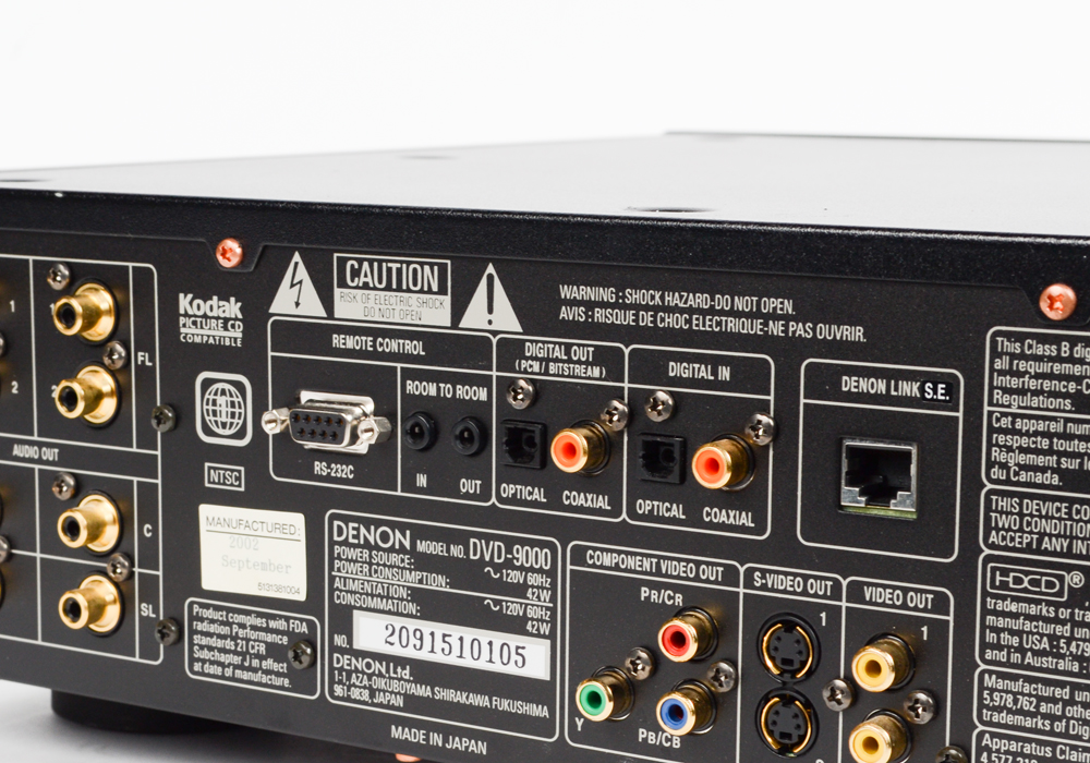 Denon DVD 9000 Player