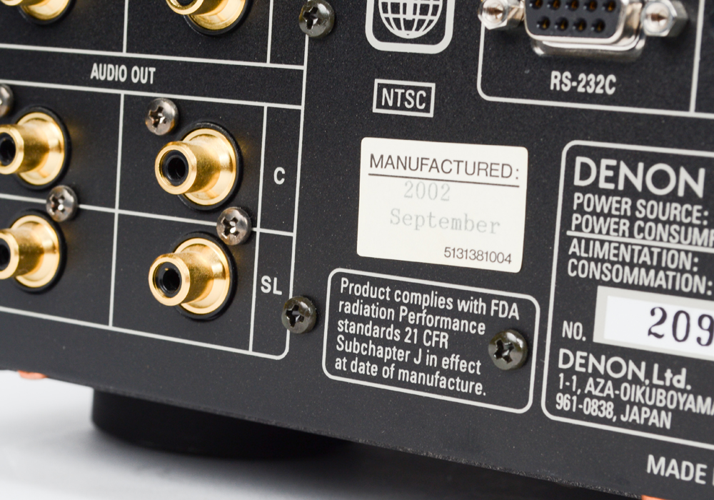 Denon DVD 9000 Player