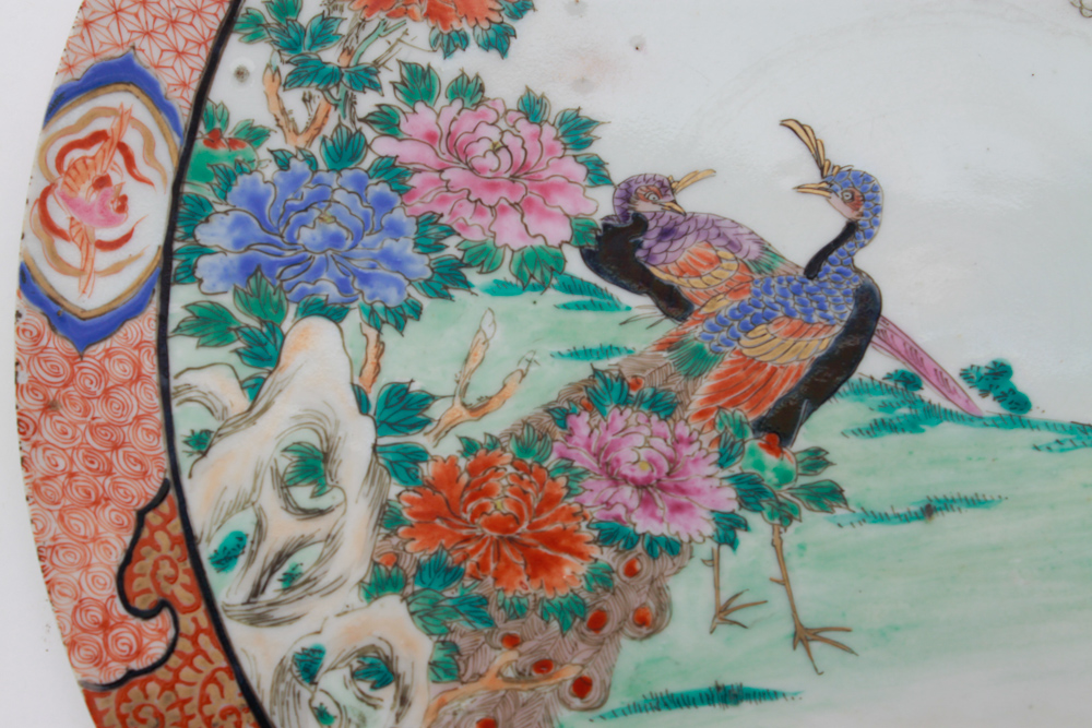 Signed Hichōzan Shinpo Porcelain Decorative Plaque