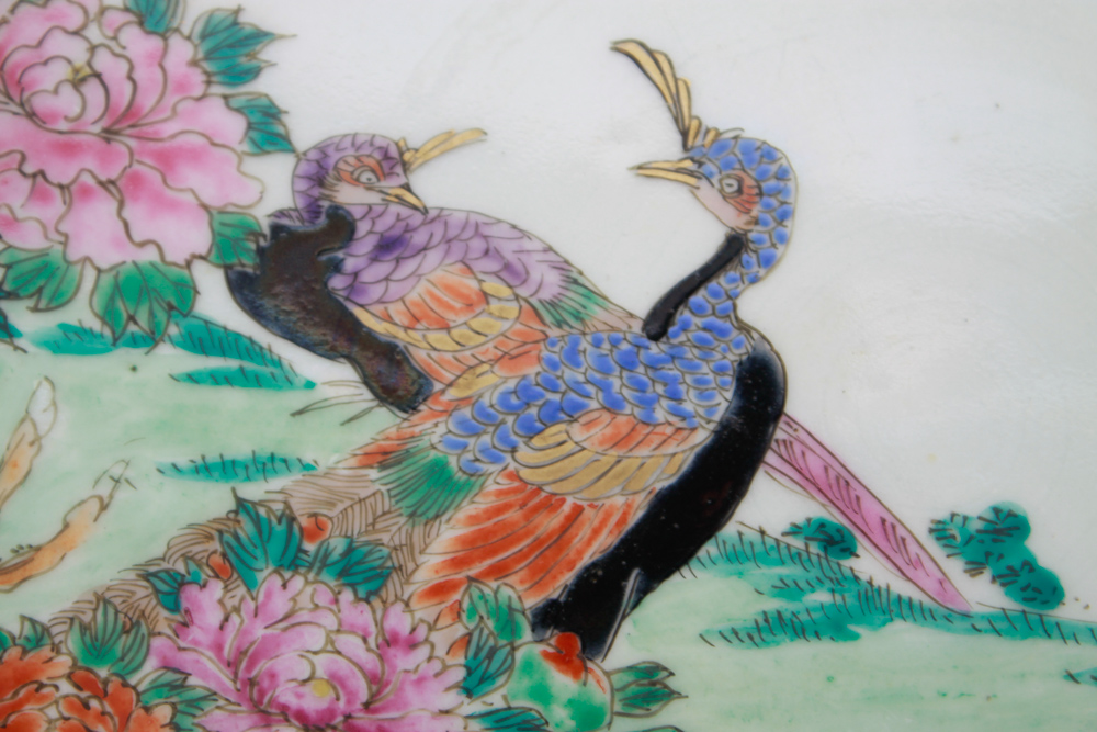 Signed Hichōzan Shinpo Porcelain Decorative Plaque