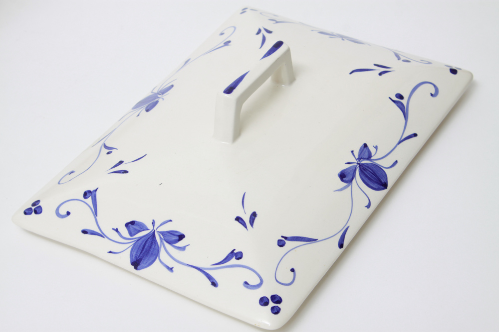 Jay Willfred Le Pain Ceramic Bread Box with Lid