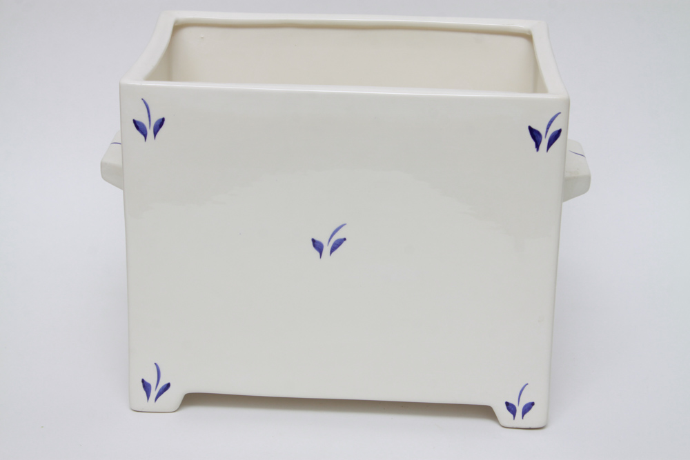 Jay Willfred Le Pain Ceramic Bread Box with Lid