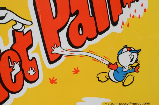 Vintage 1987 Disney "Wet Paint" Sign