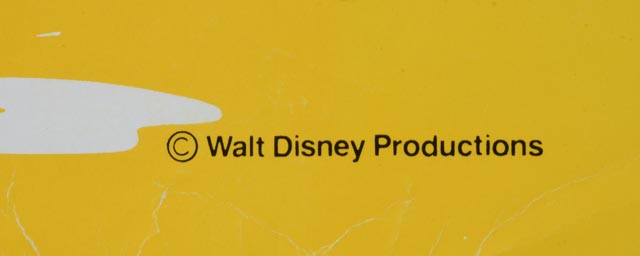 Vintage 1987 Disney "Wet Paint" Sign