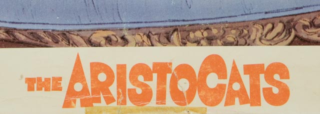 Eleven 1971 Color Lobby Cards for Walt Disney's "The Aristocats"