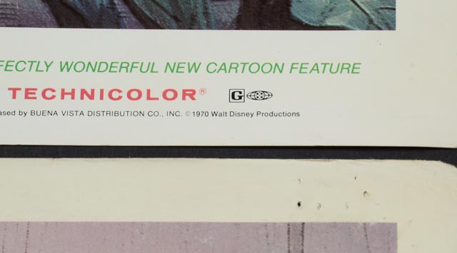 Eleven 1971 Color Lobby Cards for Walt Disney's "The Aristocats"