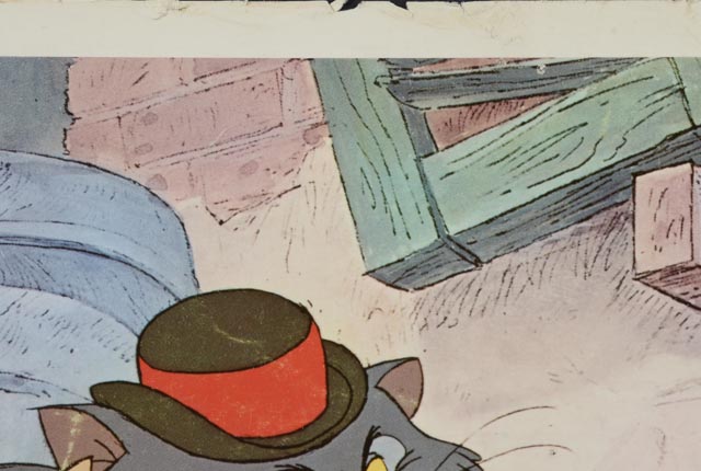 Eleven 1971 Color Lobby Cards for Walt Disney's "The Aristocats"