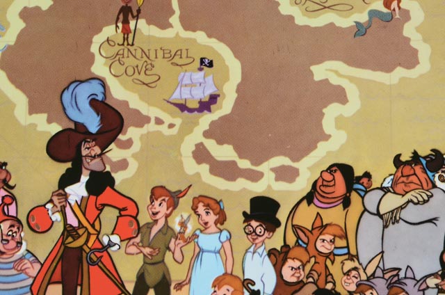 Complete Set of Ten 1969 Color Lobby Cards for Walt Disney's "Peter Pan"