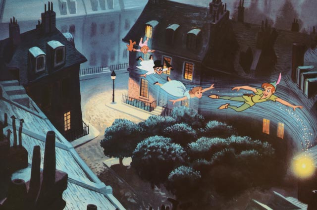 Complete Set of Ten 1969 Color Lobby Cards for Walt Disney's "Peter Pan"