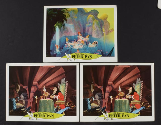 Complete Set of Ten 1969 Color Lobby Cards for Walt Disney's "Peter Pan"