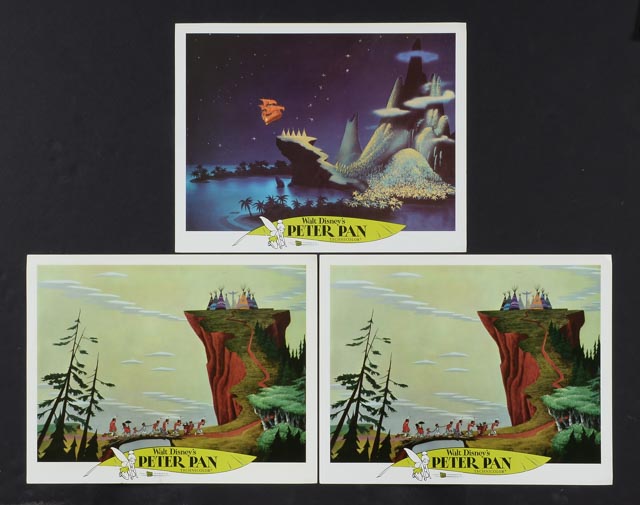 Complete Set of Ten 1969 Color Lobby Cards for Walt Disney's "Peter Pan"