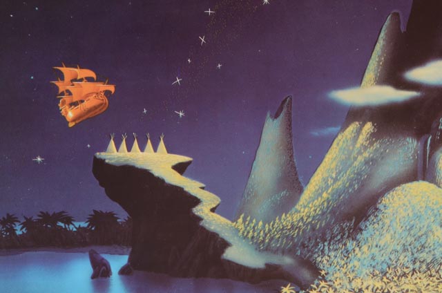 Complete Set of Ten 1969 Color Lobby Cards for Walt Disney's "Peter Pan"