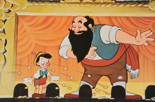 Set of 1971 Color Lobby Cards for Walt Disney's "Pinocchio"