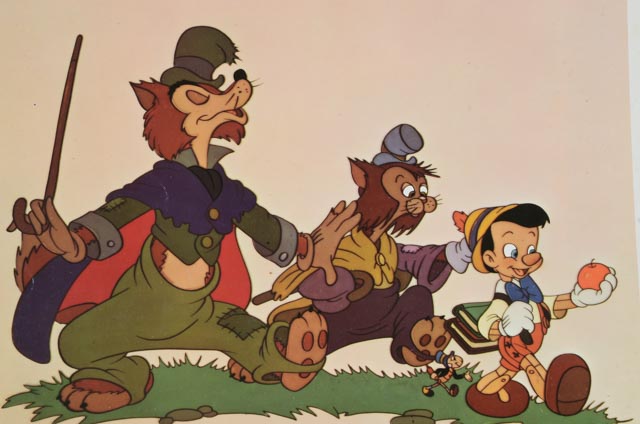 Set of 1971 Color Lobby Cards for Walt Disney's "Pinocchio"