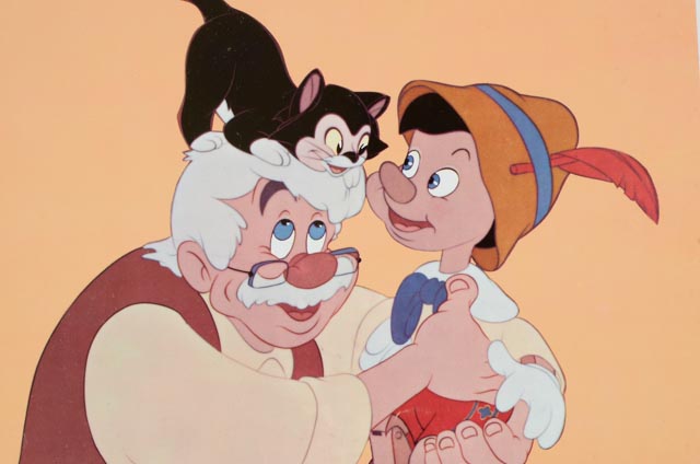 Set of 1971 Color Lobby Cards for Walt Disney's "Pinocchio"