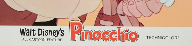 Set of 1971 Color Lobby Cards for Walt Disney's "Pinocchio"