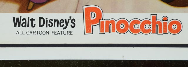 Set of 1971 Color Lobby Cards for Walt Disney's "Pinocchio"