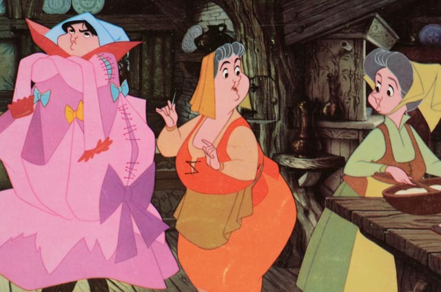 Two 1970 Color Lobby Cards for Walt Disney's "Sleeping Beauty"