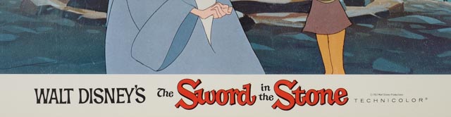 Complete Set of 1963 Original Color Lobby Cards for Walt Disney's "The Sword in the Stone"
