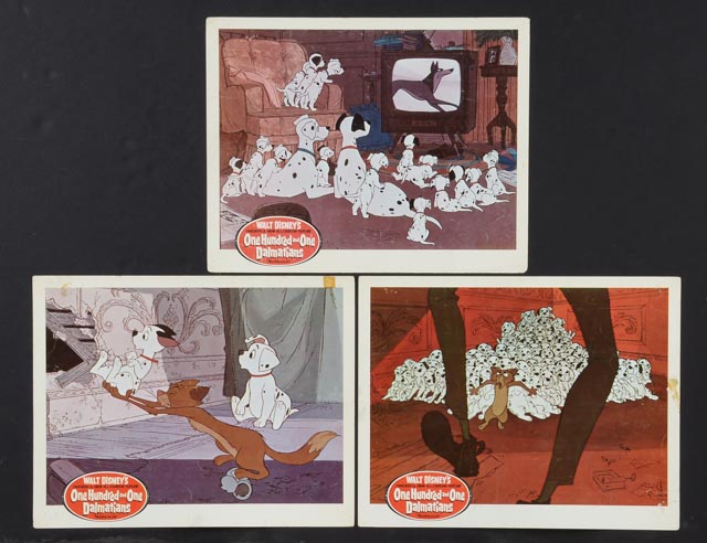 Eight 1961 Color Lobby Cards for Walt Disney's "One Hundred and One Dalmatians"