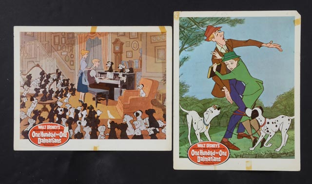 Eight 1961 Color Lobby Cards for Walt Disney's "One Hundred and One Dalmatians"