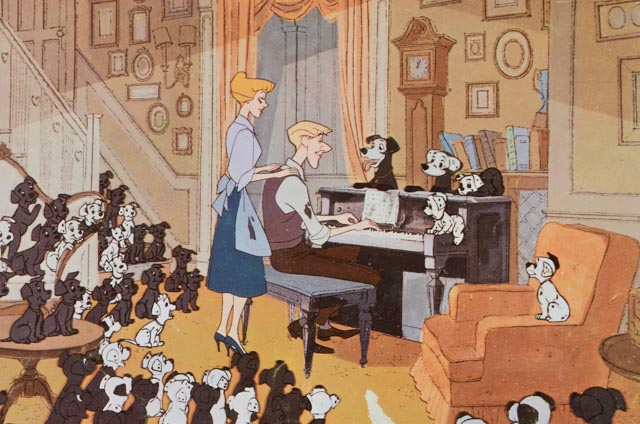 Eight 1961 Color Lobby Cards for Walt Disney's "One Hundred and One Dalmatians"
