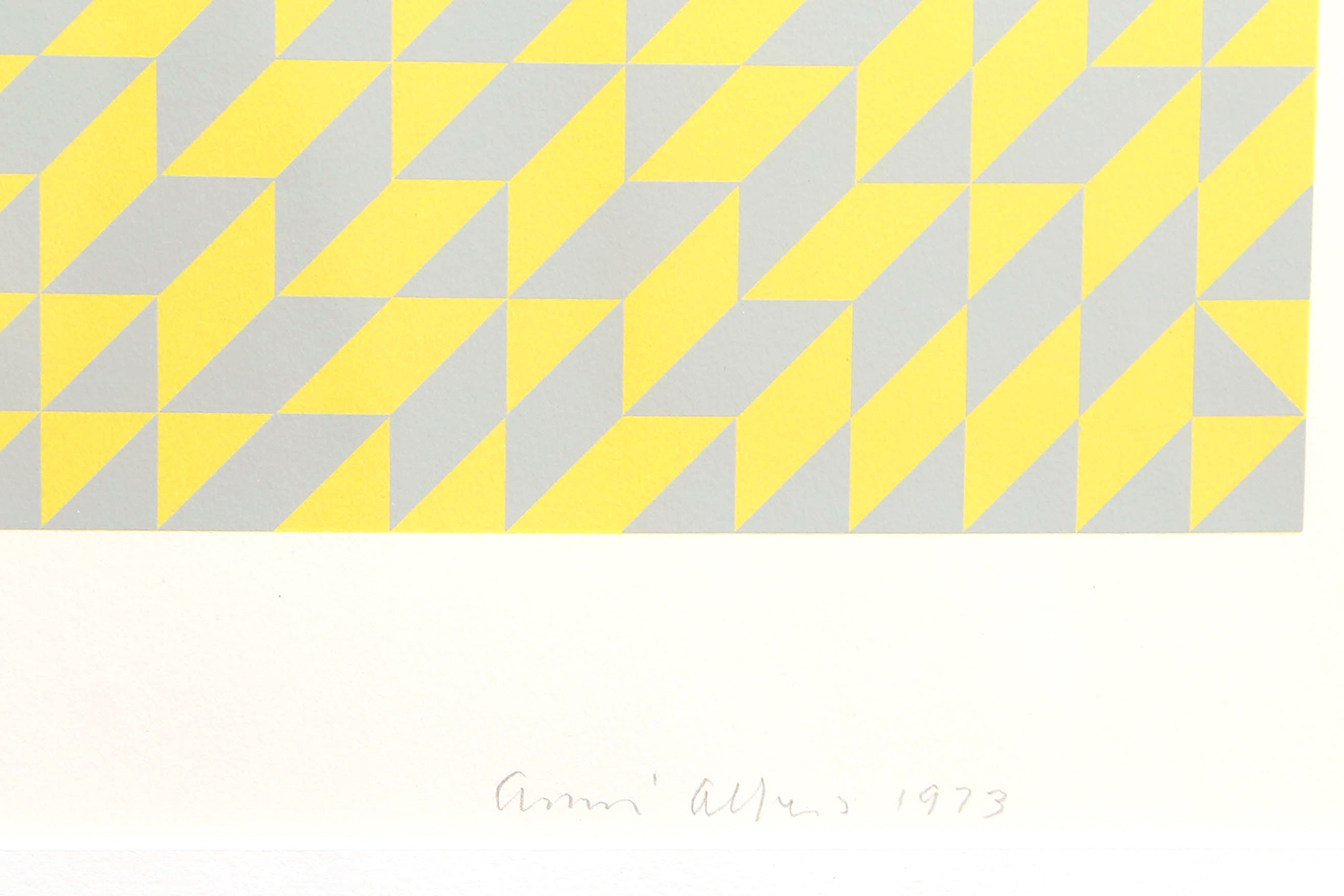Anni Albers "Do. II" Signed Limited Edition Screen Print