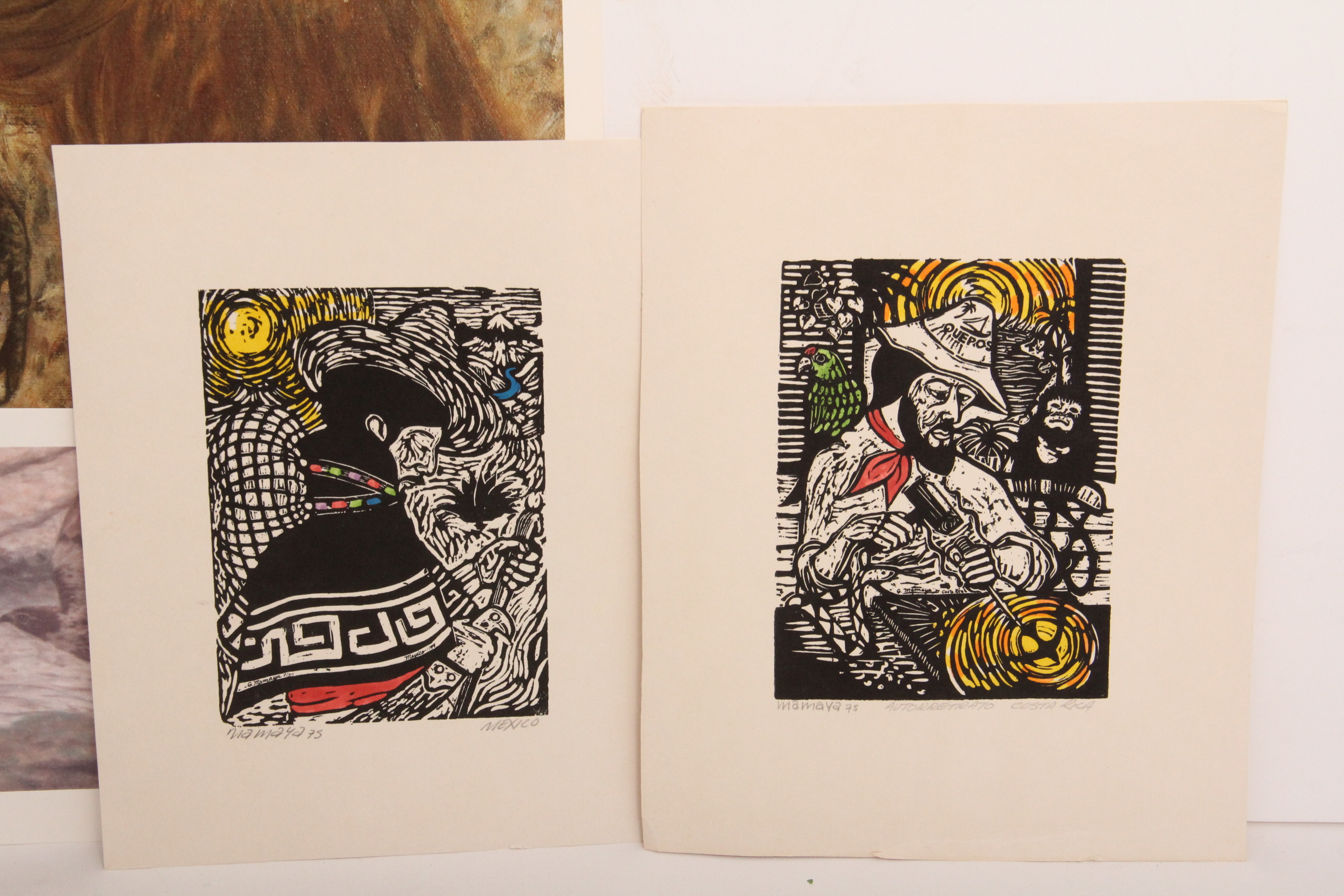 Collection of Unframed Prints Featuring Terry Russell