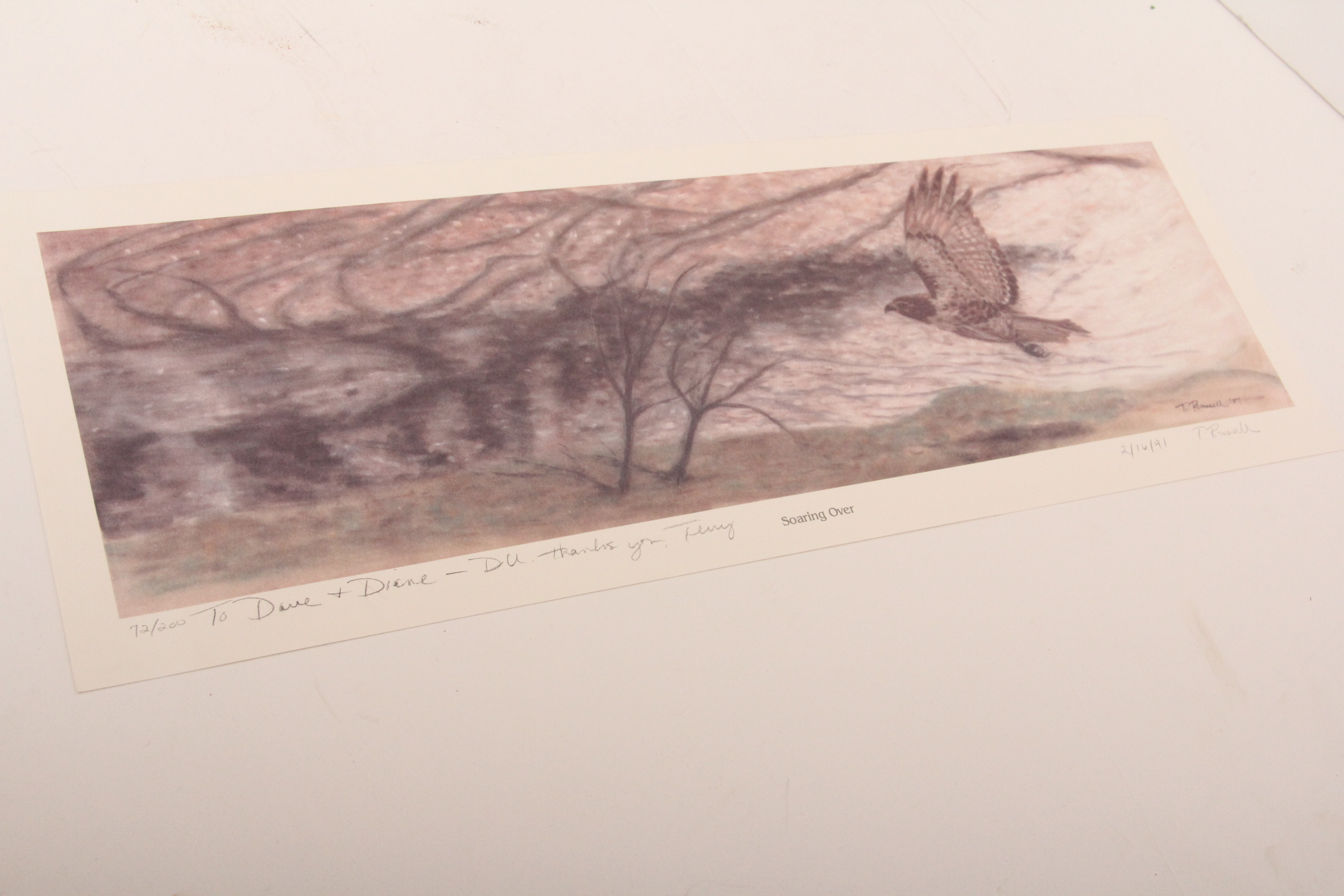 Collection of Unframed Prints Featuring Terry Russell