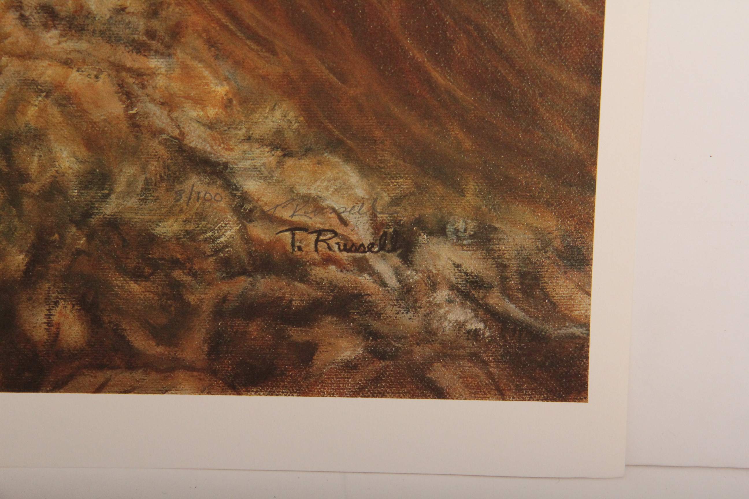 Collection of Unframed Prints Featuring Terry Russell